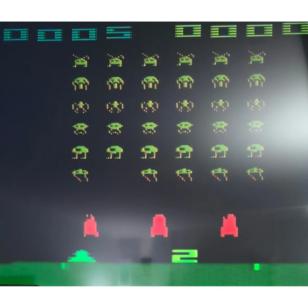 Space Invaders (1980 Atari 2600) Game Cartridge & Manual - Tested & Working!
